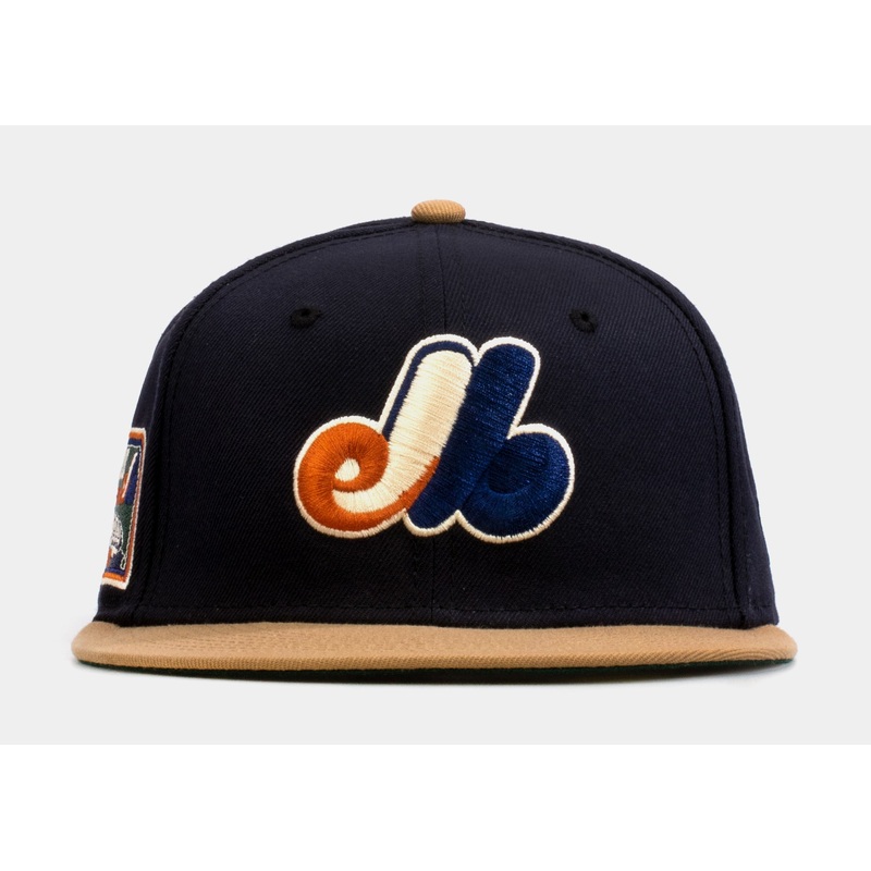 SP Exclusives Varsity Blues Montreal Expos 59Fifty Mens Fitted Hat (Navy/Pine)