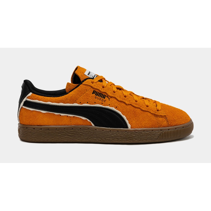 Suede Classic 21 Mens Lifestyle Shoes (Orange/Black)
