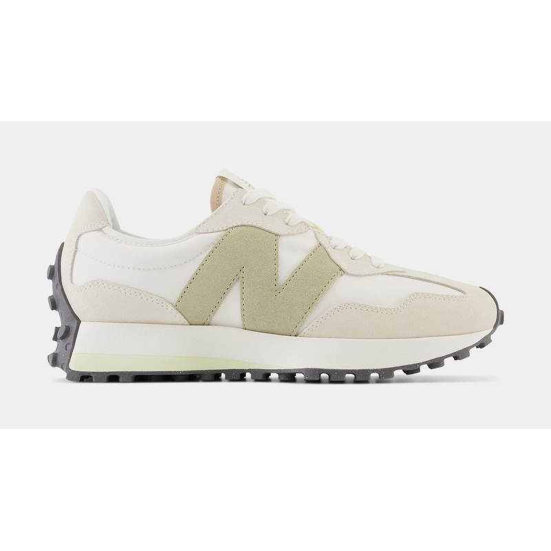 327 Womens Running Shoes (Beige/Olive)