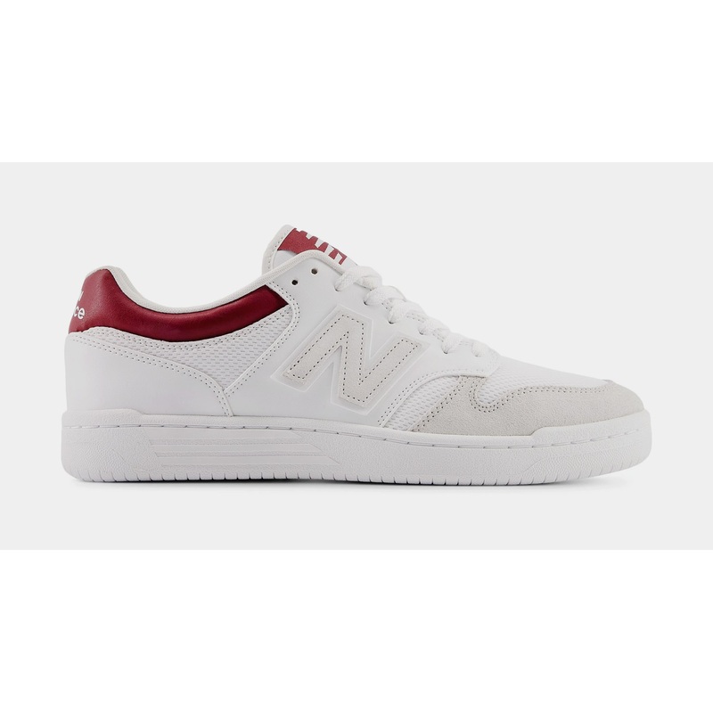 480 Mens Lifestyle Shoes (White/Red)