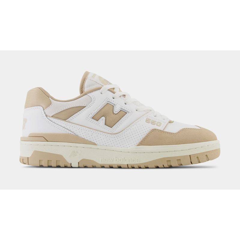 550 Mens Lifestyle Shoes (White/Beige)