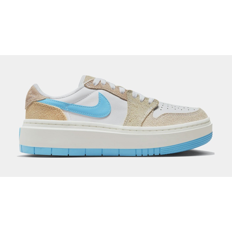 Air Jordan 1 Elevate Low Salt Lake City Womens Lifestyle Shoes (Beige/Blue)