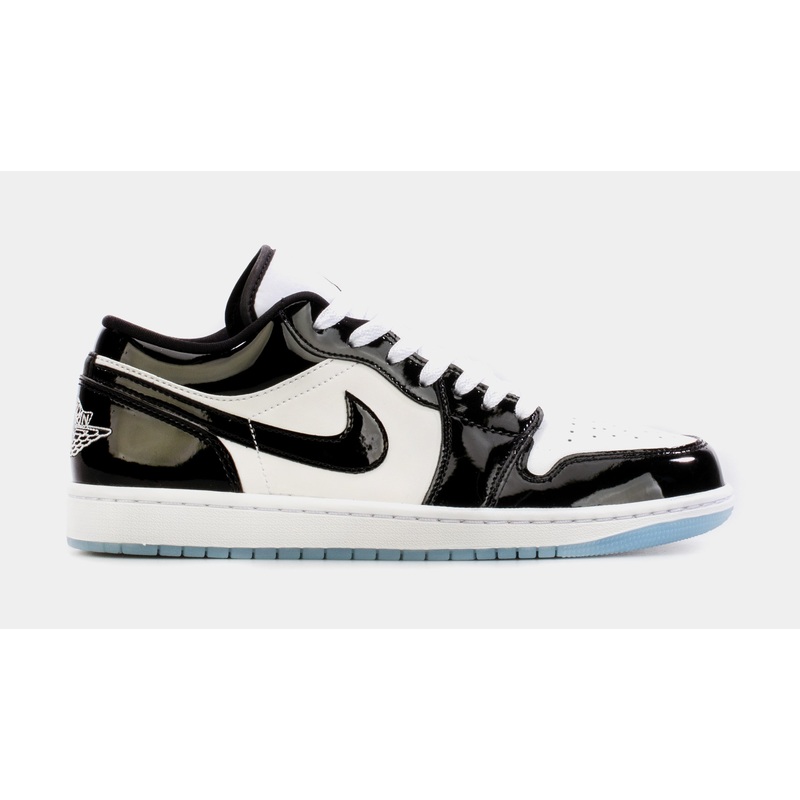 Air Jordan 1 Low Concord Mens Lifestyle Shoes (Black/White) Free Shipping
