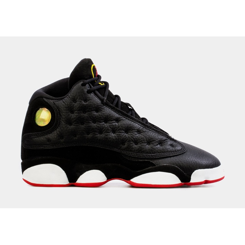 Air Jordan 13 Retro Playoffs Grade School Lifestyle Shoes (Black/Red) Free Shipping