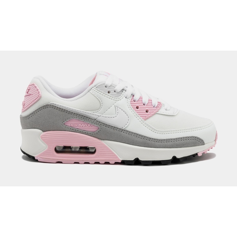 Air Max 90 Womens Lifestyle Shoes (White/Pink)