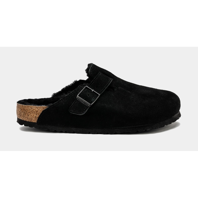 Boston Shearling Mens Sandals (Black)
