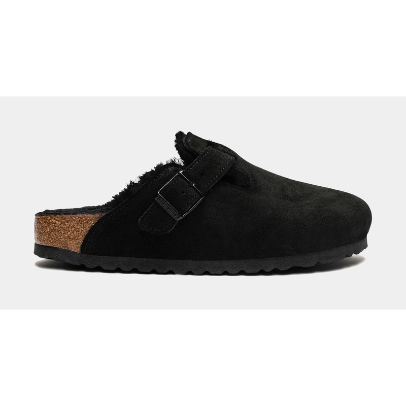 Boston Shearling Womens Sandals (Black)
