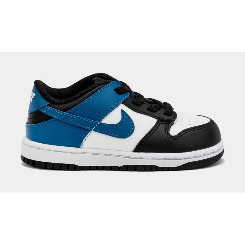 Dunk Low Infant Toddler Lifestyle Shoes (Summit White/Black/White/Industrial Blue)