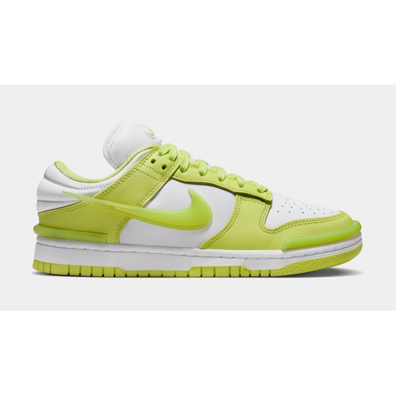 Dunk Low Womens Lifestyle Shoes (Light Lemon Twist/White)