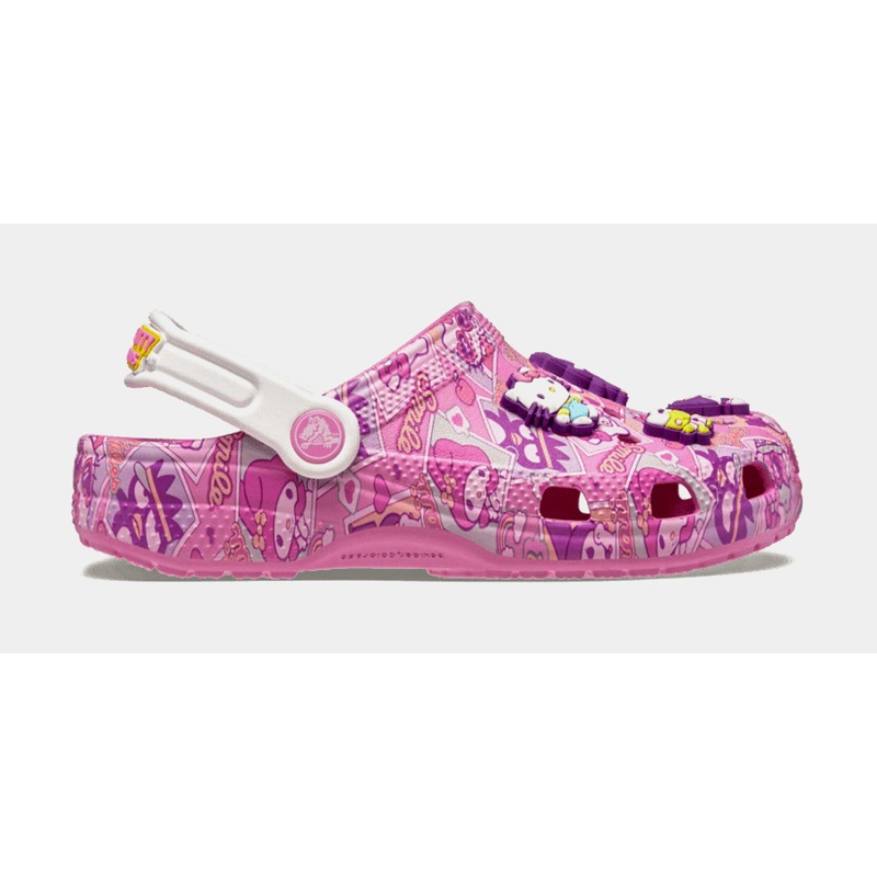 Hello Kitty Classic Clog Infant Toddler Sandals (Pink)