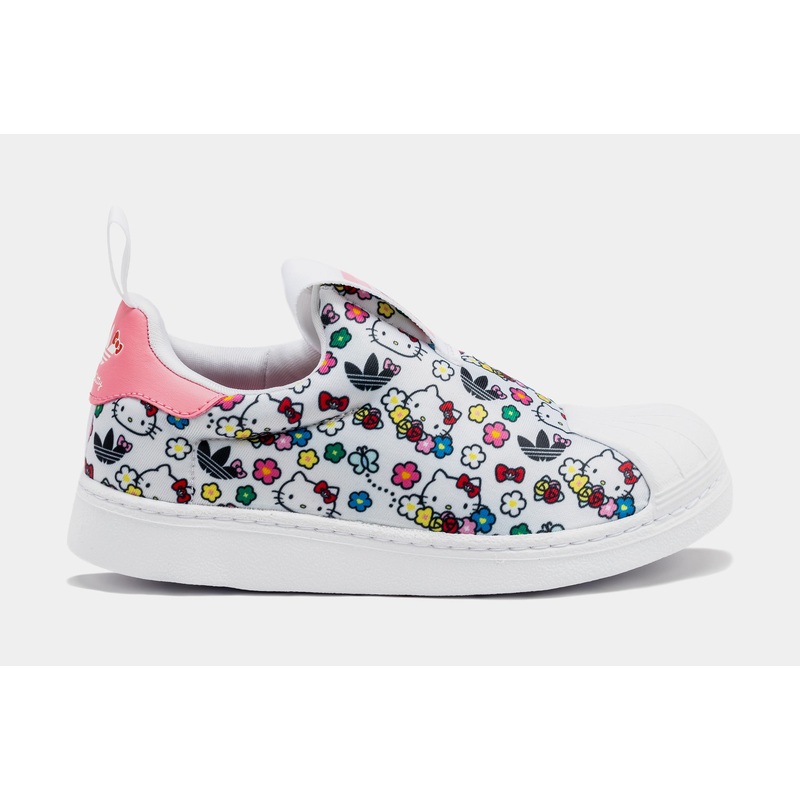 Hello Kitty Superstar 360 Preschool Lifestyle Shoes (White)