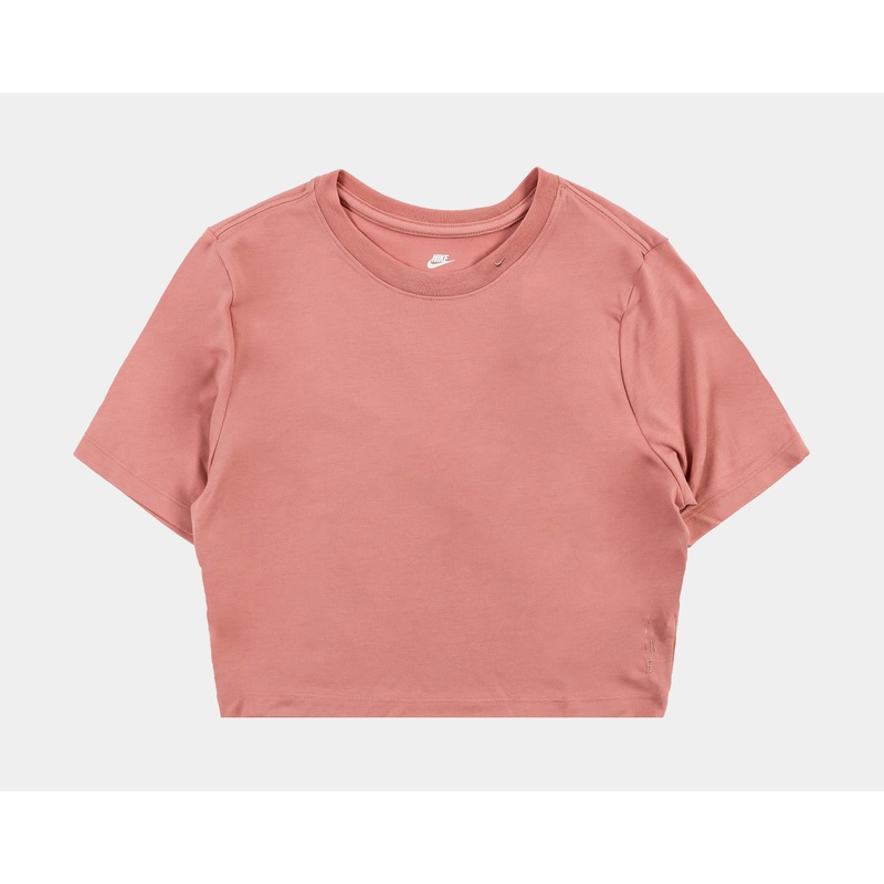 NSW Essential Crop Womens Short Sleeve Shirt (Pink)