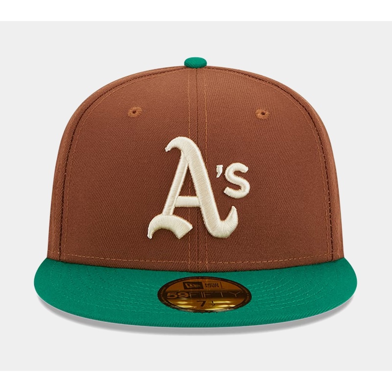 Oakland A’s Harvest 59Fifty Mens Hat (Brown/Green)