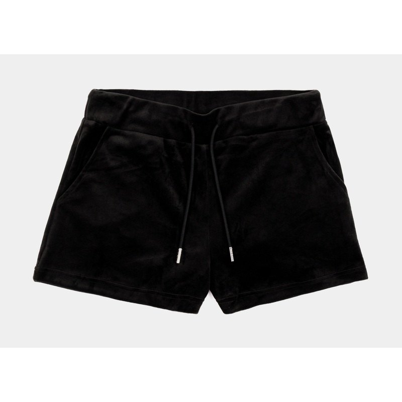 OG Bling Velour Womens Shorts (Black)