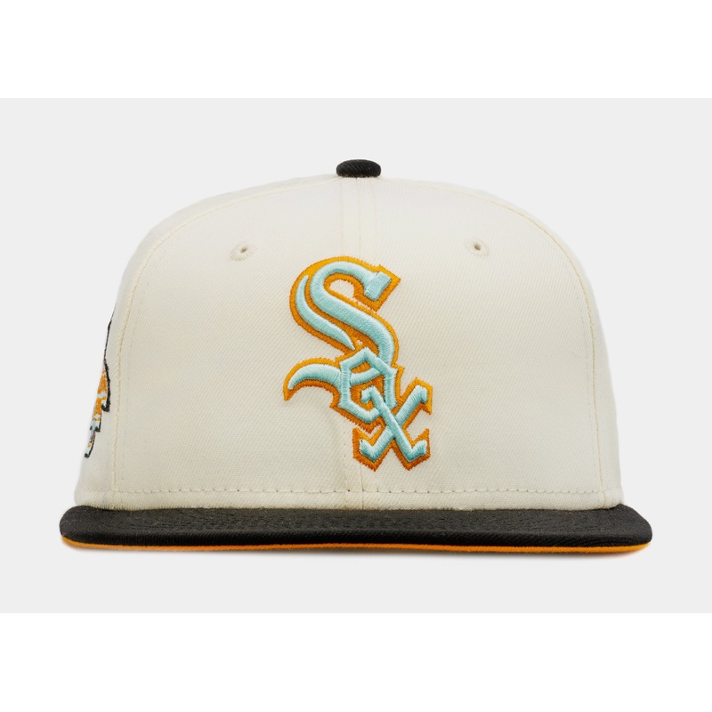 SP Exclusive Reverse Dreams Chicago White Sox 59Fifty Mens Fitted Hat (Beige/Black)