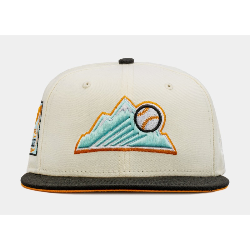 SP Exclusive Reverse Dreams Colorado Rockies 59Fifty Mens Fitted Hat (Beige/Black)