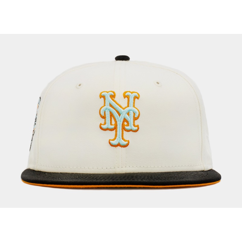 SP Exclusive Reverse Dreams New York Mets 59Fifty Mens Fitted Hat (Beige/Black)