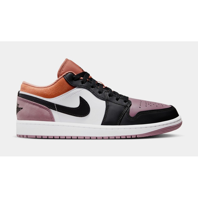 Air Jordan 1 Low SE Sky J Mauve Mens Lifestyle Shoes (White/Orange/Mauve/Black)