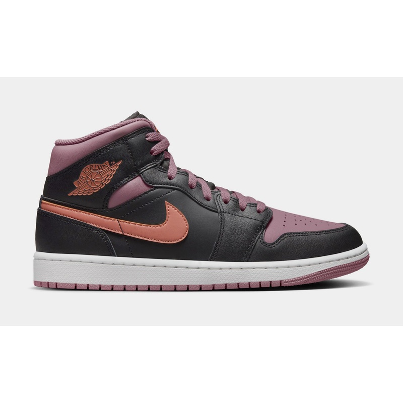Air Jordan 1 Retro Mid SE Sky J Mauve Mens Lifestyle Shoes (Black/Mauve/White)