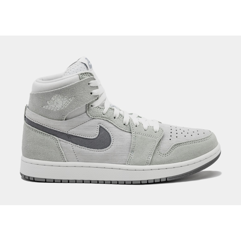 Air Jordan 1 Zoom CMFT 2 Particle Grey Mens Lifestyle Shoes (Grey)