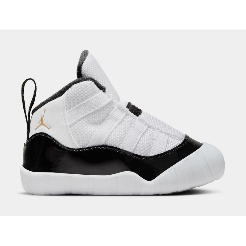 Air Jordan 11 Bootie Gratitude Infant Toddler Crib Lifestyle Shoes (White/Black)