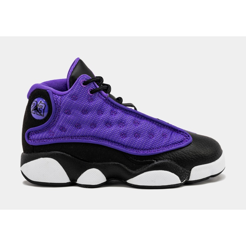 Air Jordan 13 Retro Purple Venom Preschool Lifestyle Shoes (Black/Purple)