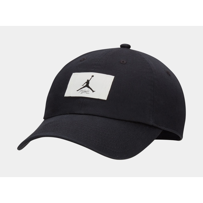 Club Cap Adjustable Mens Hat (Black/White)