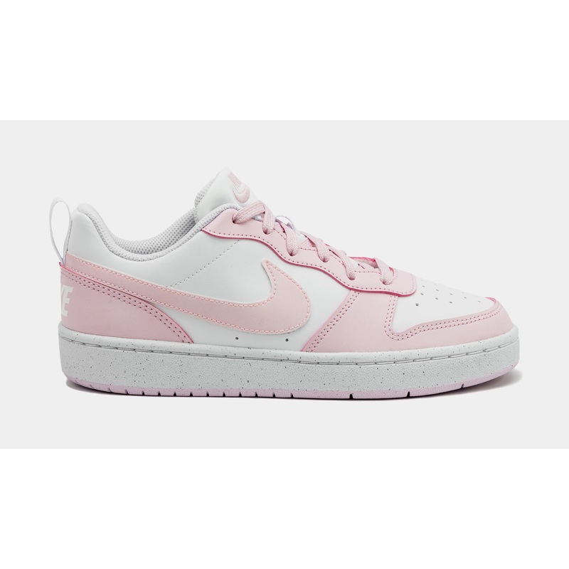 Court Borough Low ReCraft Grade School Lifestyle Shoes (White/Pink)