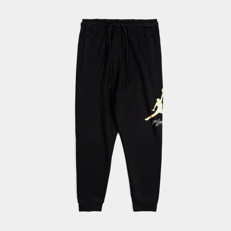 Essentials Fleece Baseline Joggers Mens Sweatpants (Black/Gold)