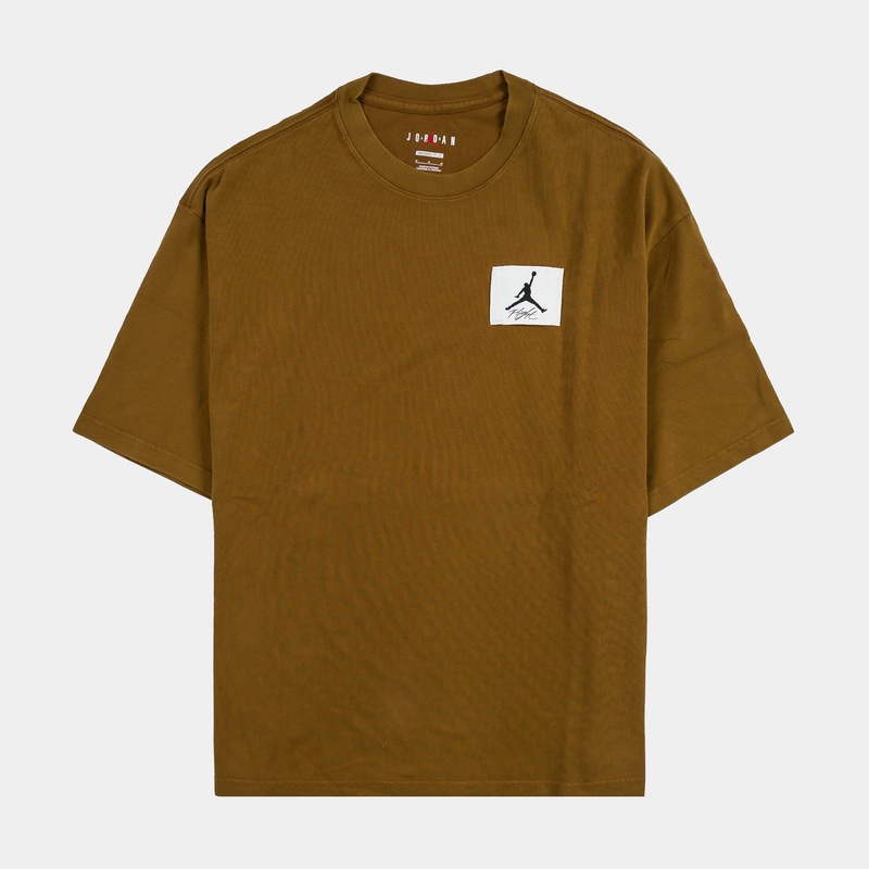 Flight Essentials Oversized Mens Short Sleeve Shirt (Light British Tan)