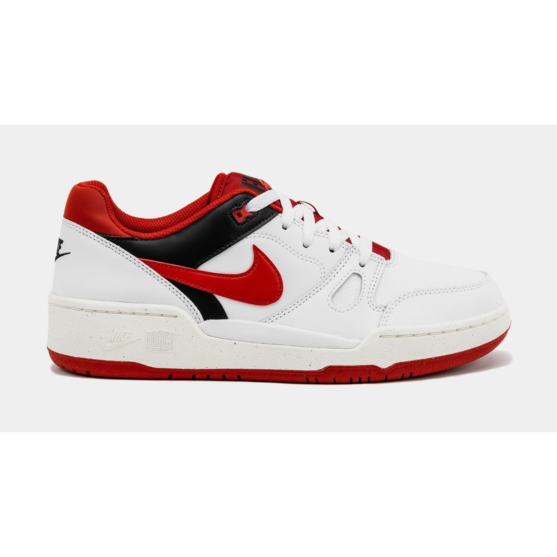 Full Force Low Mystic Red Mens Basketball Shoes (Red/White)