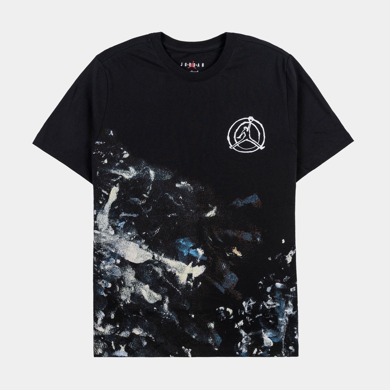 Jammie Holmes Artist Series Mens Short Sleeve Shirt (Black/Blue)