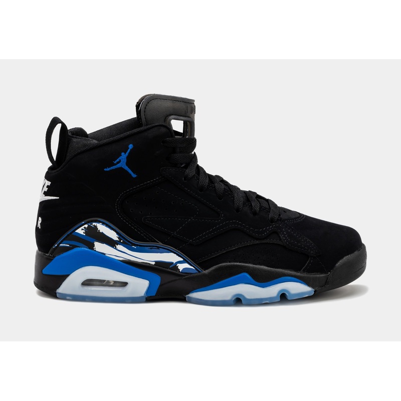 Jumpman MVP Mens Basketball Shoes (Black/Game Royal)