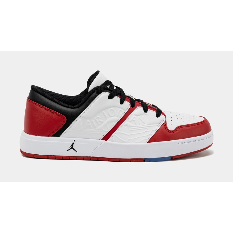 Nu Retro 1 Low Chicago Mens Lifestyle Shoes (Red/Black)