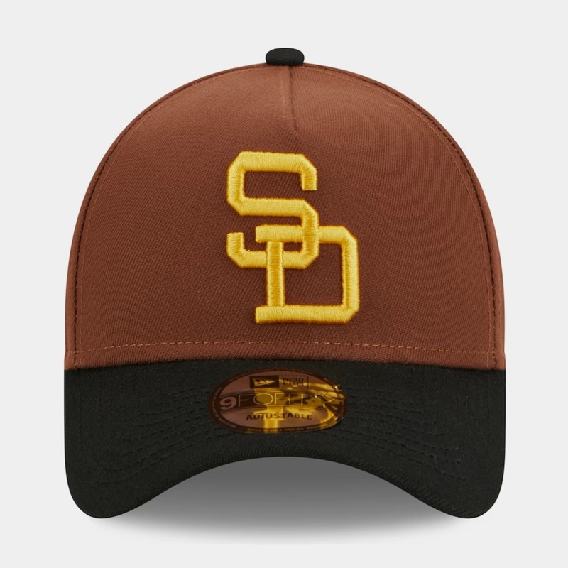 San Diego Padres Harvest 9Forty Mens Hat (Brown/Black)