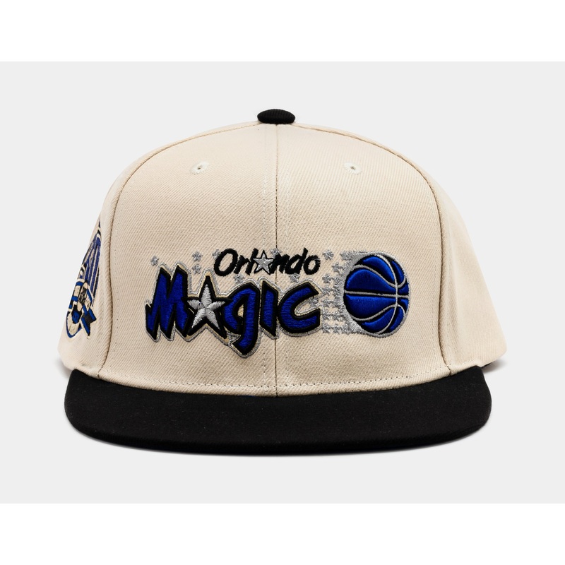 Exclusive 30th Anniversary Orlando Magic Snapback Mens Hat (Black/Beige)