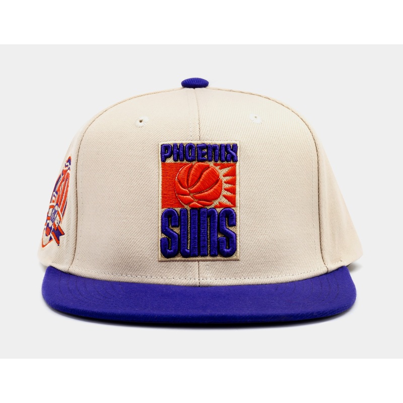 Exclusive 30th Anniversary Phoenix Suns Snapback Mens Hat (Purple/Beige)