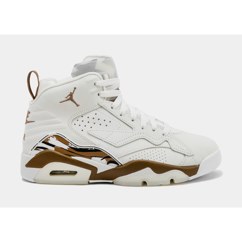 MVP Palomino Womens Basketball Shoes (White/Brown)