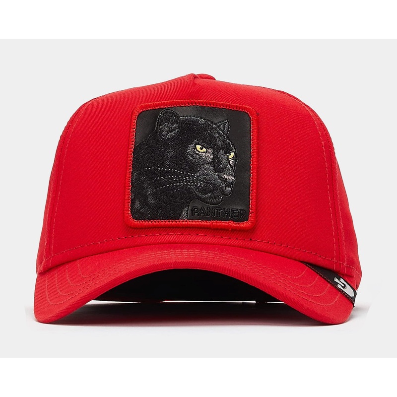 The Panther 100 Snapback Mens Hat (Red/Black)
