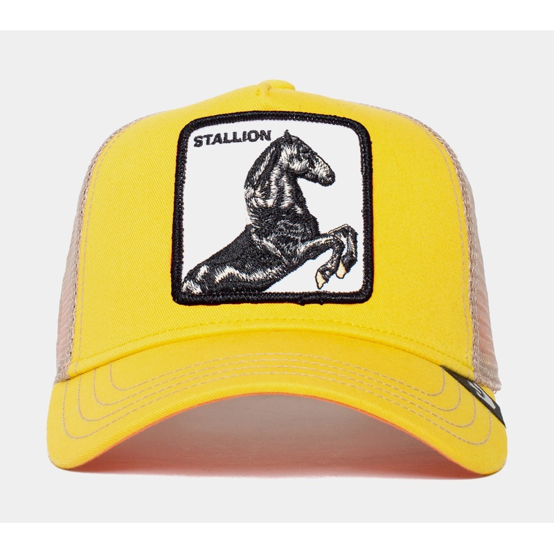 The Stallion Trucker Mens Hat (Yellow)