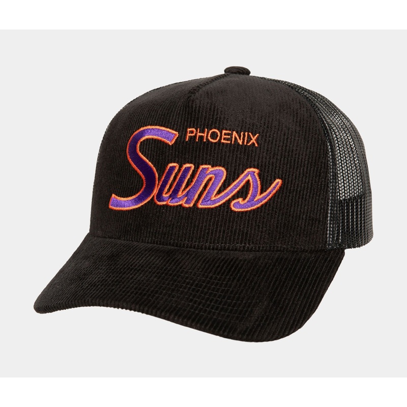Times Up Phoenix Suns Trucker Mens Hat (Black/Purple)