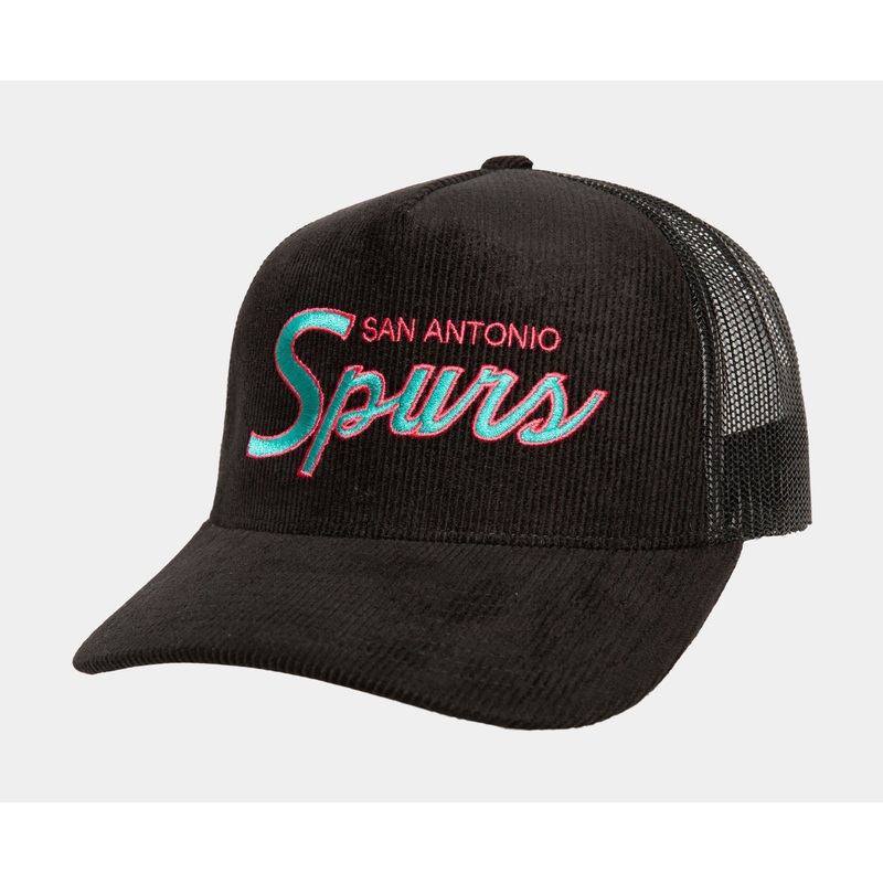 Times Up San Antonio Spurs Trucker Mens Hat (Black)