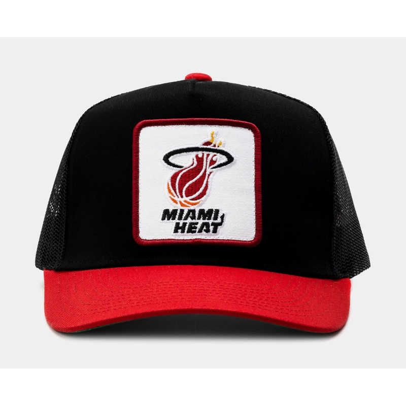 Truck It Miami Heat Trucker Mens Hat (Black/Red)