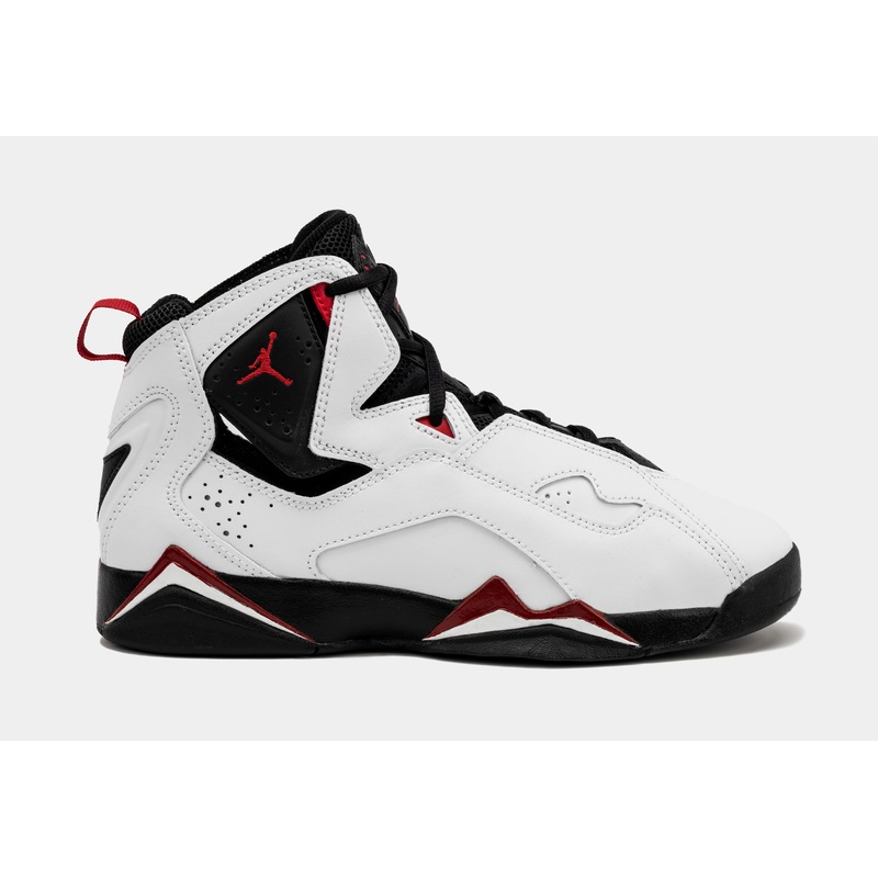 True Flight Grade School Lifestyle Shoes (White/Red)