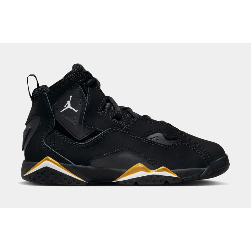 True Flight Preschool Lifestyle Shoes (Black/Metallic Gold)