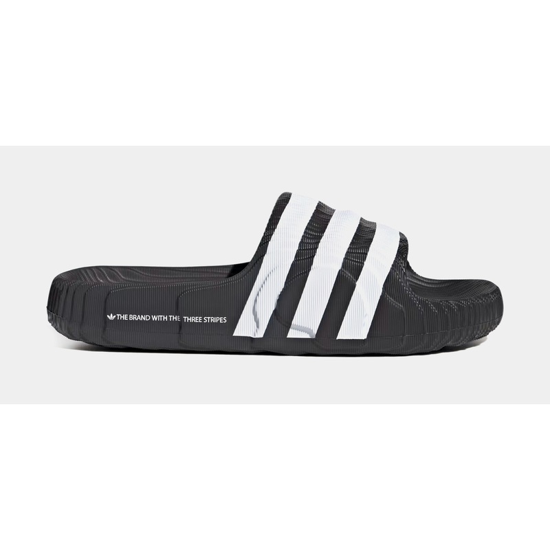Adilette 22 Slides Mens Sandals (Black/White)