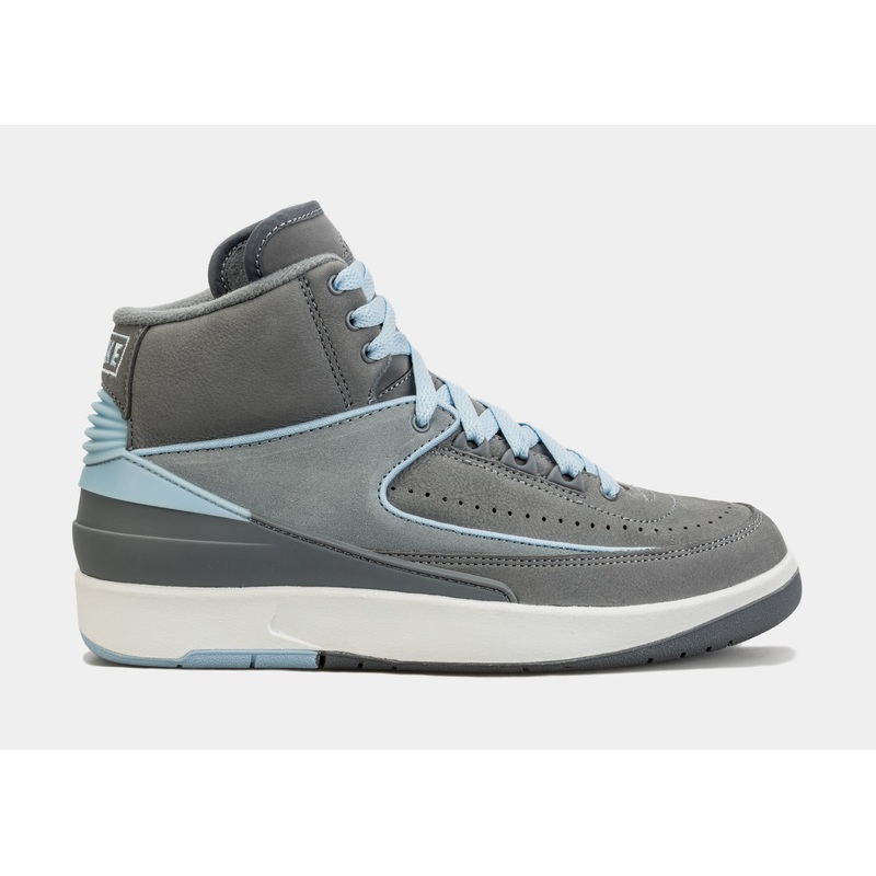 Air Jordan 2 Retro Cool Grey Womens Lifestyle Shoes (Grey/Blue)