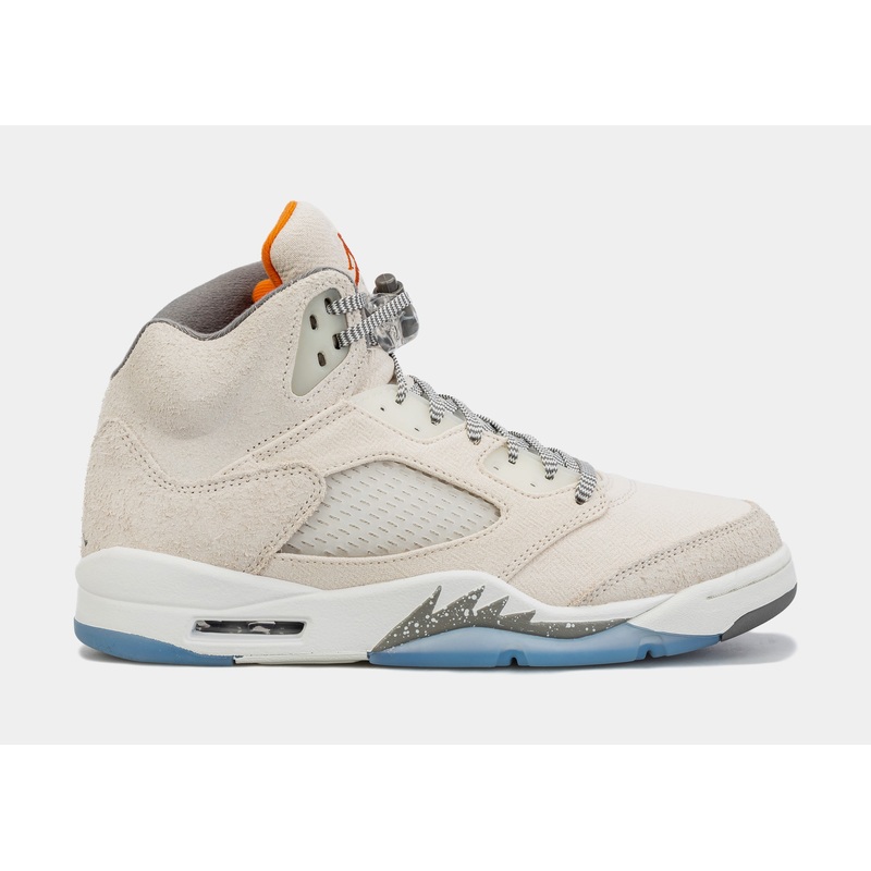 Air Jordan 5 Retro SE Craft Mens Lifestyle Shoes (Beige/Grey) Free Shipping
