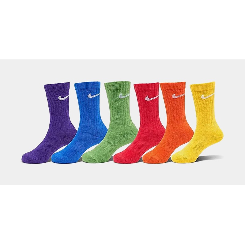 Dri-Fit Crew Grade School Socks (Multi)