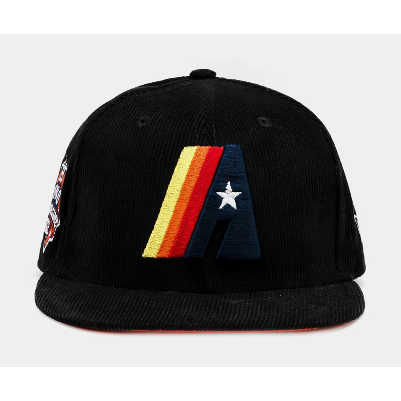 Exclusive Houston Astros Everyday Cord 59Fifty Fitted Mens Hat (Black/Orange)